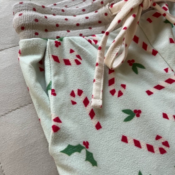 Sweet Honey 2pc Pajama Lounge Set Candy Canes Christmas Holidays - Picture 7 of 12